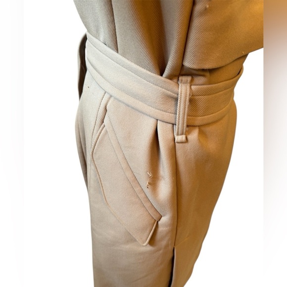 RAG & BONE AMBER Wool Blend Stylish Tan Long Coat - Picture 9 of 16